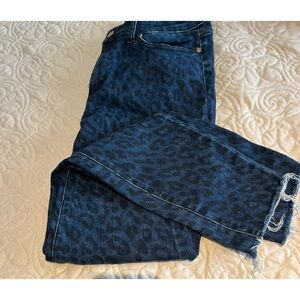 Judy Blue Leopard Print Jeans